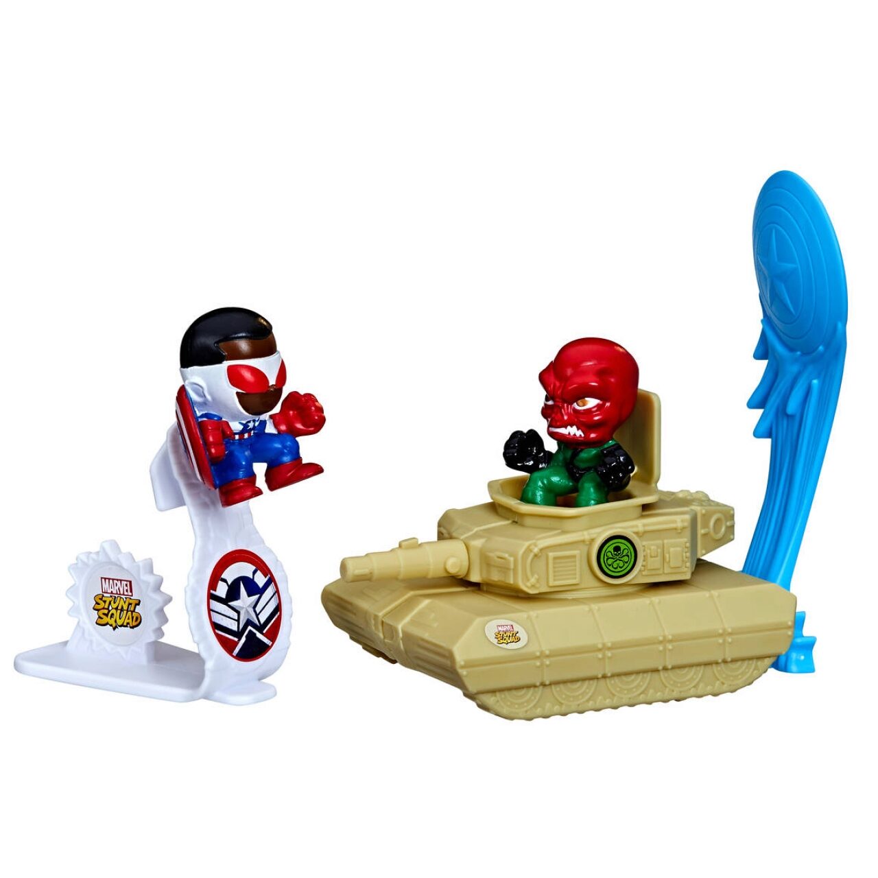 Hasbro F70645l00 Marvel Stunt Squad Helden Gegen Schurken Captain America Vs Red Skull