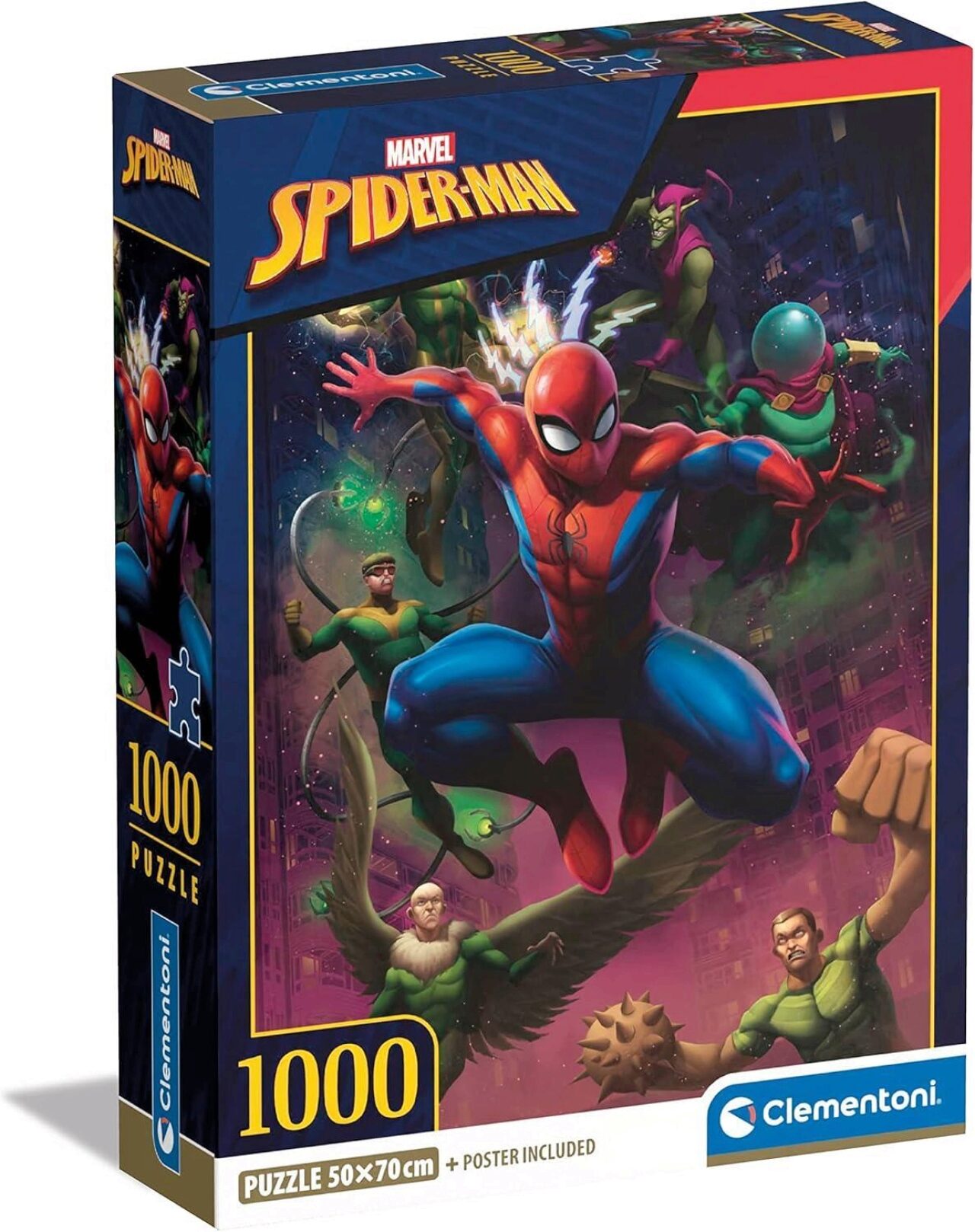 Clementoni 39768 Puzzle 1000 Teile Marvel Collection Compact