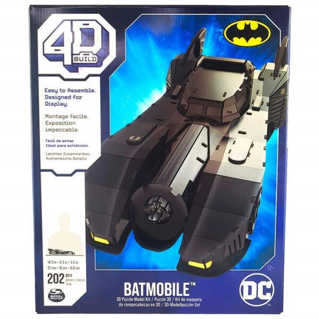 4D Puzzle Schwarz 4D Puzzles - Retro Batmobile (6070178) (202 Teile) - Image 10