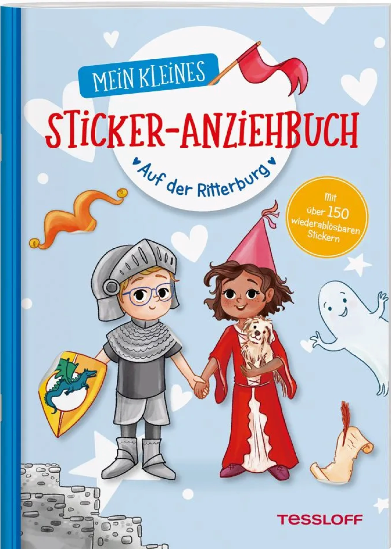Tessloff 378864523 Mein Kleines Sticker-Anziehbuch. Auf Der Ritterburg
