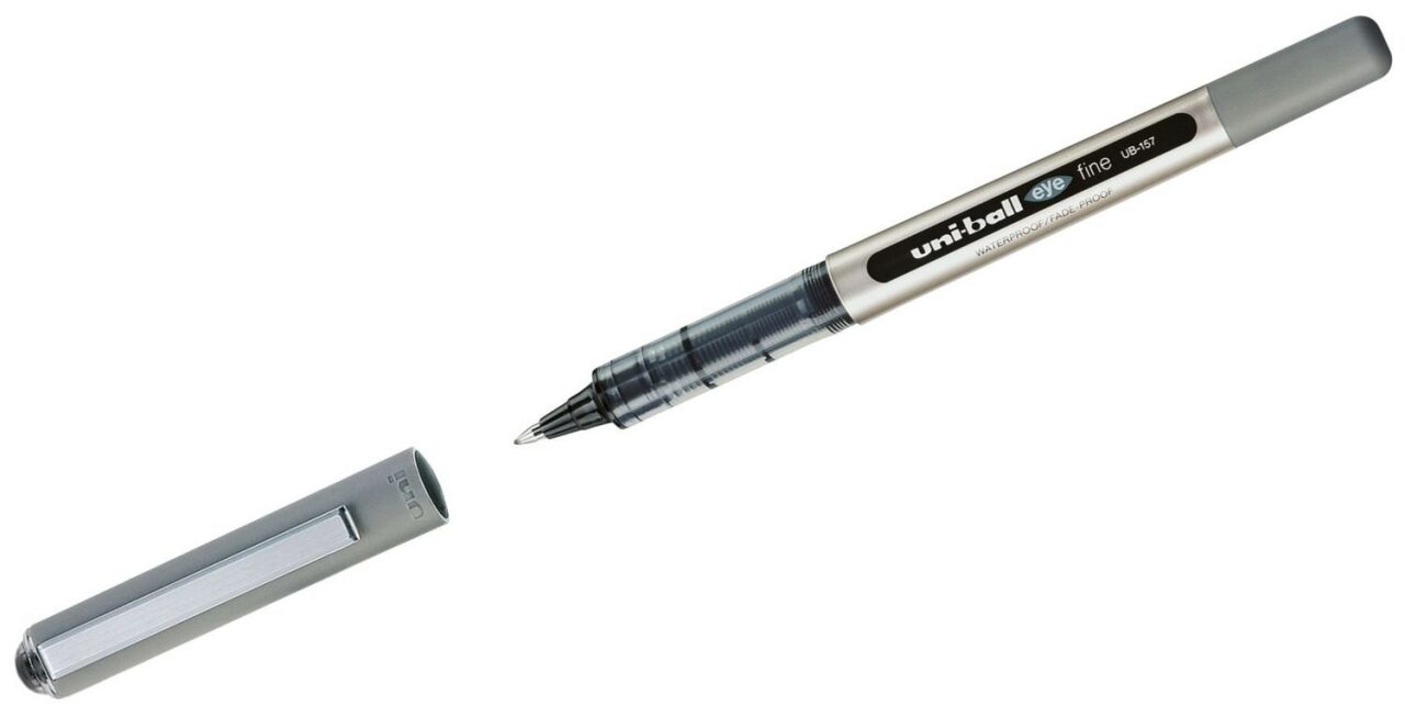 Faber-Castell uni-ball 148199 - Tintenroller uni-ball Eye UB-157, fine, 0,4 mm, schwarz, 1 Stück - Bild 3