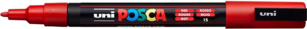 Faber Castell Rot Faber-Castell 186521 Marker Uni Posca Pc-3M - Bild 3