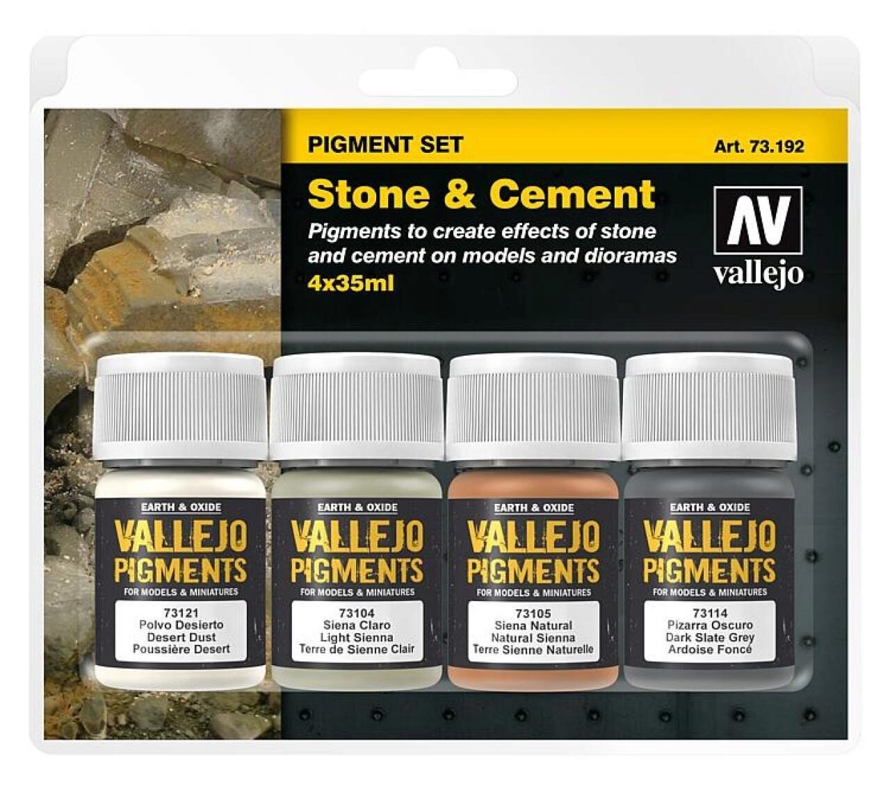 Vallejo 073192 Pigment-Set Stein Und Beton - Bild 4