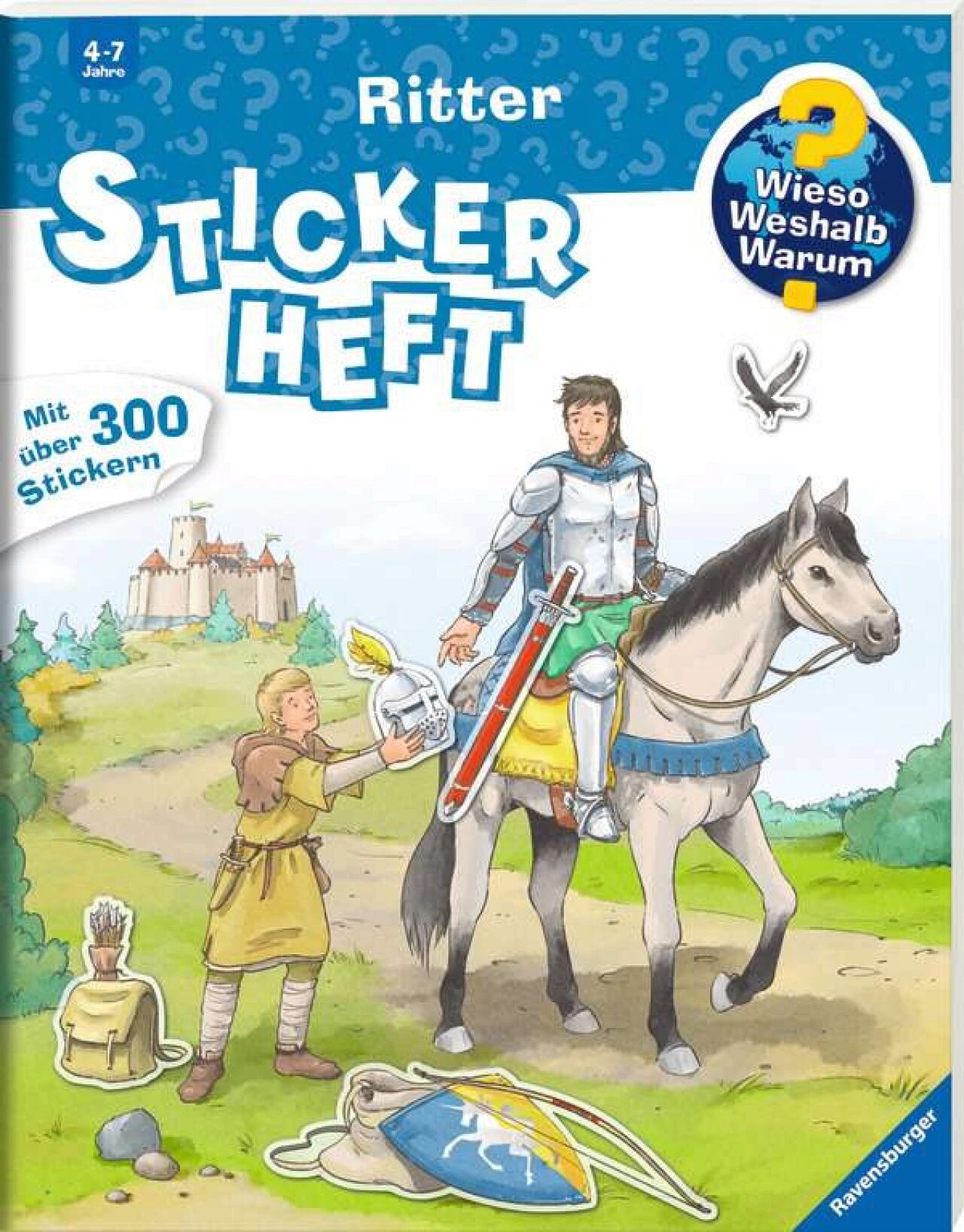 Ravensburger 32984 Wieso? Weshalb? Warum? Stickerheft: Ritter