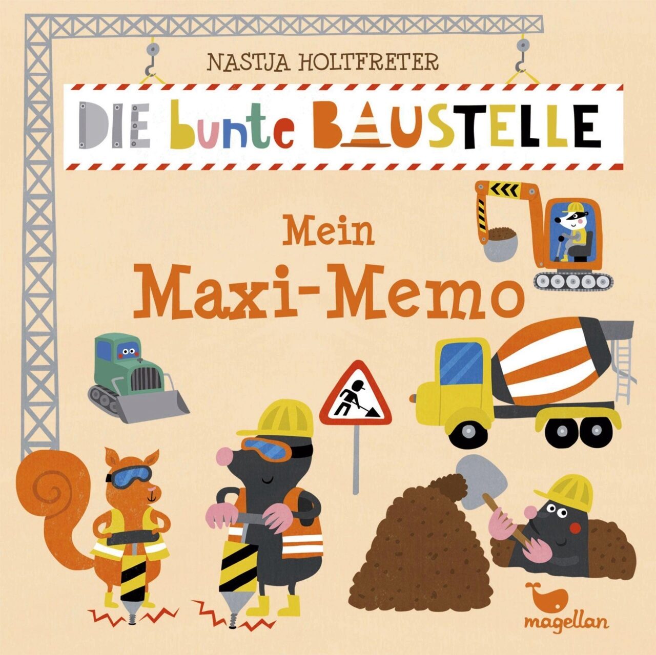 Magellan Mehrfarbig Bunte Baustelle Maxi-Memo (Deutsch, 2 - 8 Spieler) - Bild 3