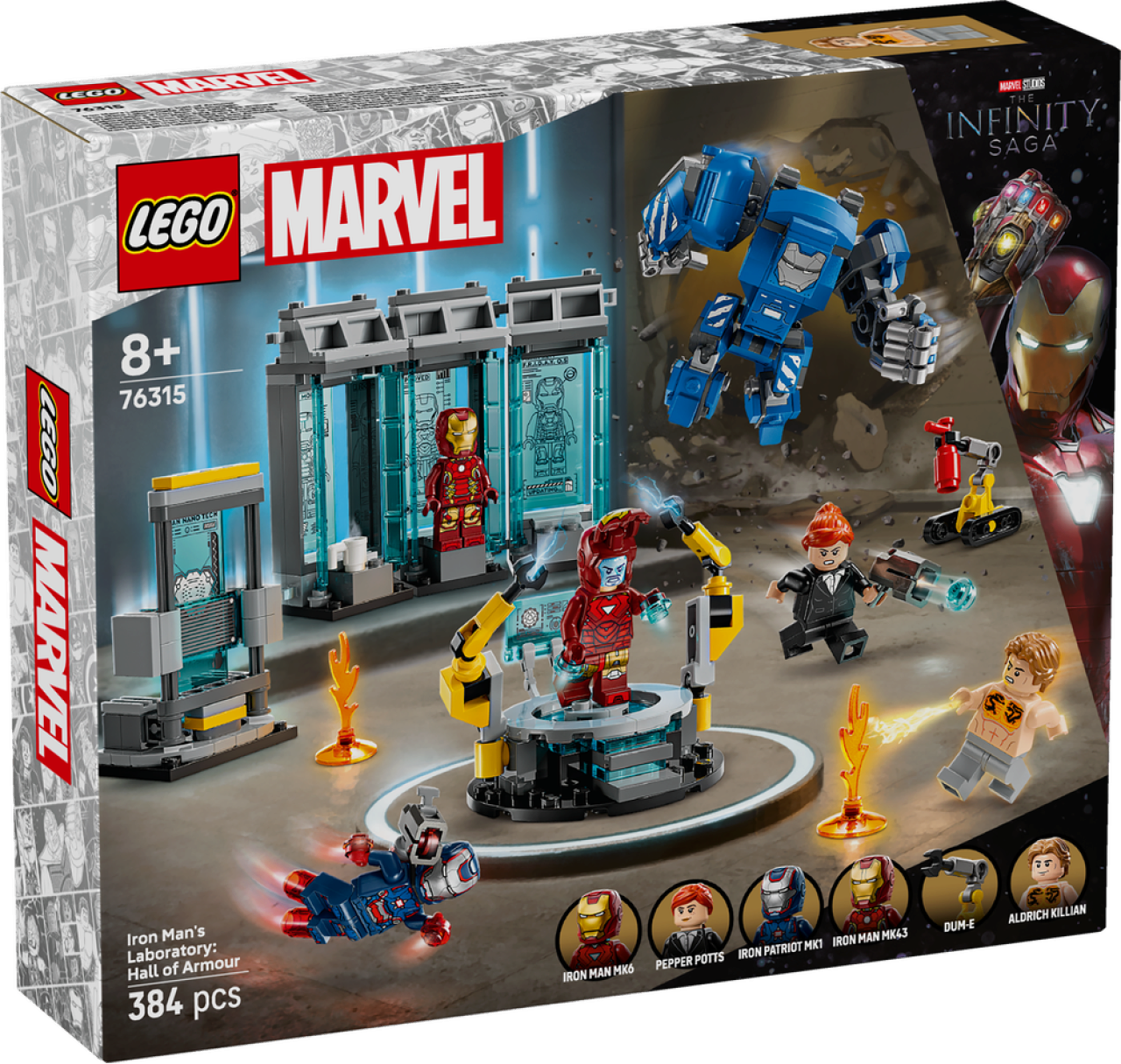 Lego® Marvel Super Heroes™ Jungen 76315 Iron Mans Labor: Halle Der Rüstungen - Bild 11