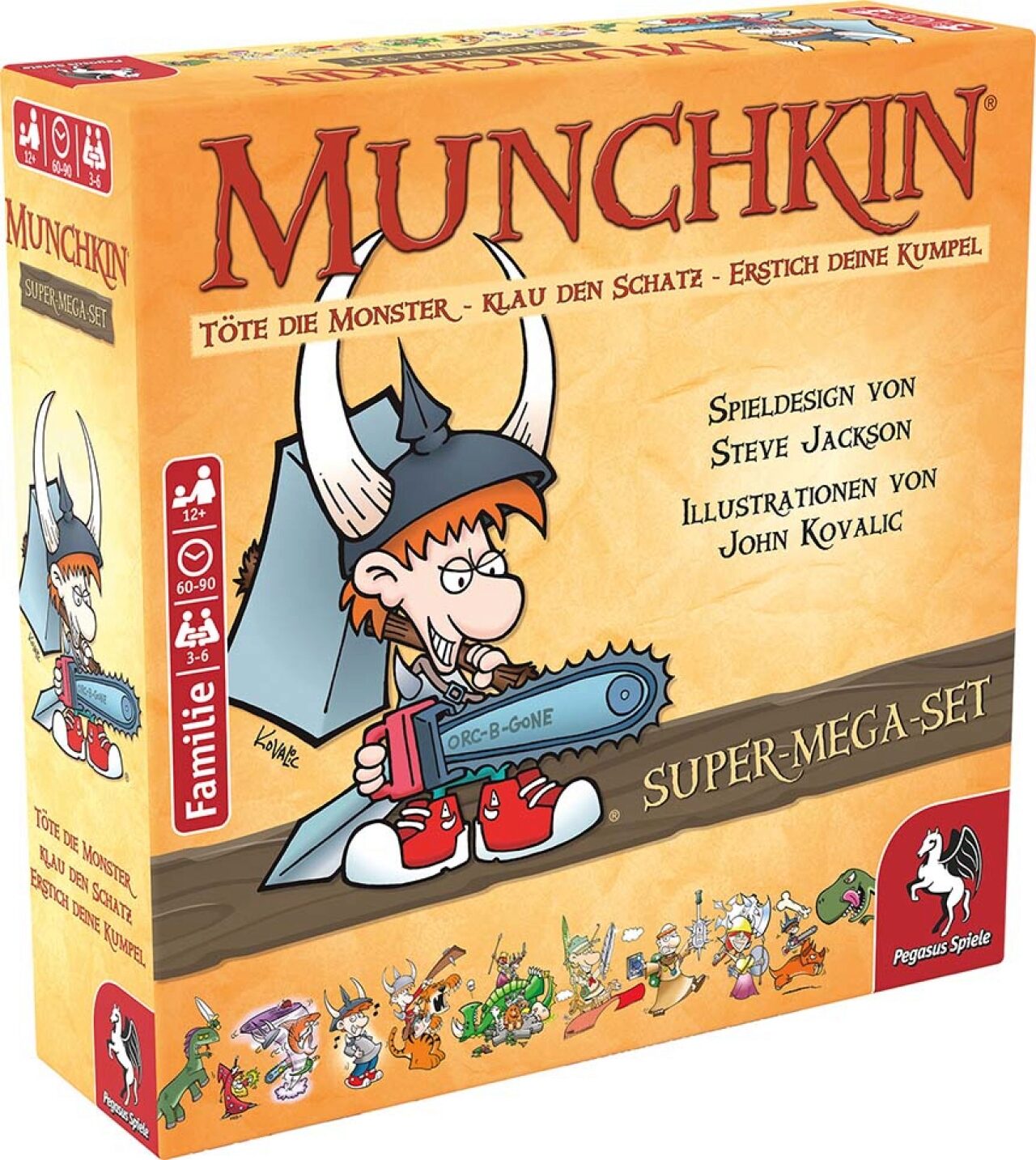 Pegasus Munchkin, Kartenspiel, Familie, ab 12 Jahren, 60 Min., 90 Min. - Bild 5