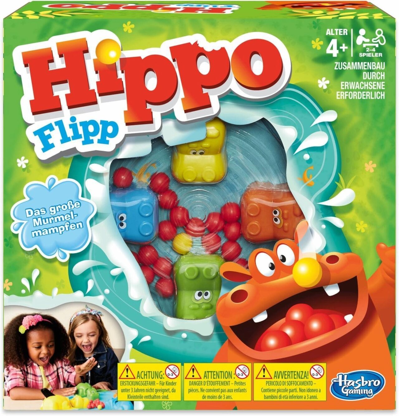 Hasbro Gaming Hasbro 98936398 Hungry Hippos Hippo Flipp - Bild 3