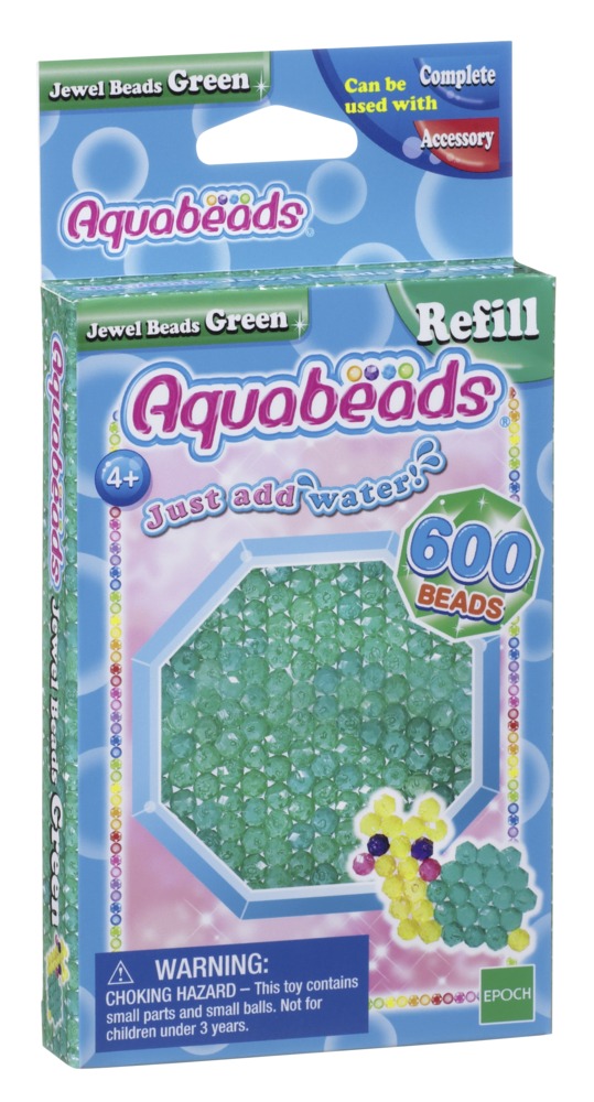 Aquabeads 32698 Glitzerperlen grün Nachfüllpack