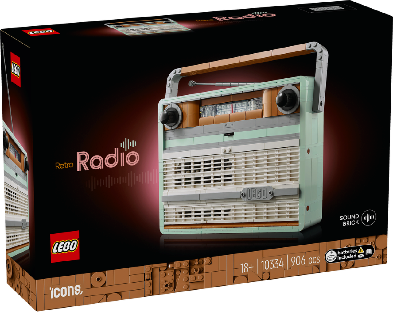 Lego ICONS 10334 Retro-Kofferradio - Neu & OVP - Bild 9