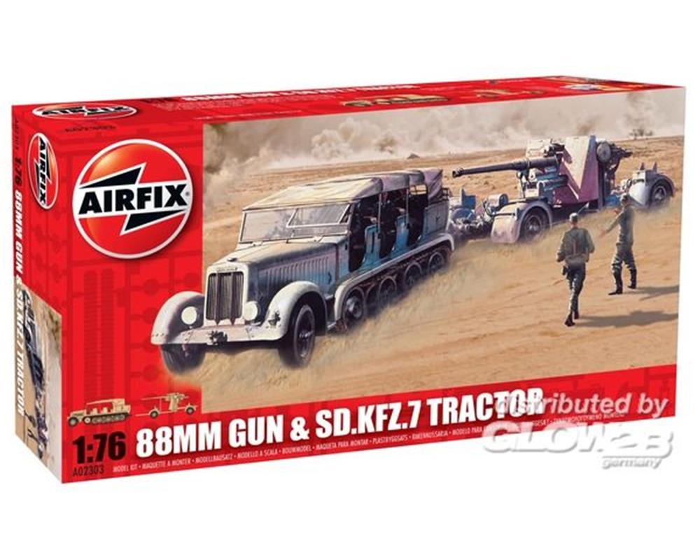 Airfix A02303 1:76 88Mm Gun And Tractor