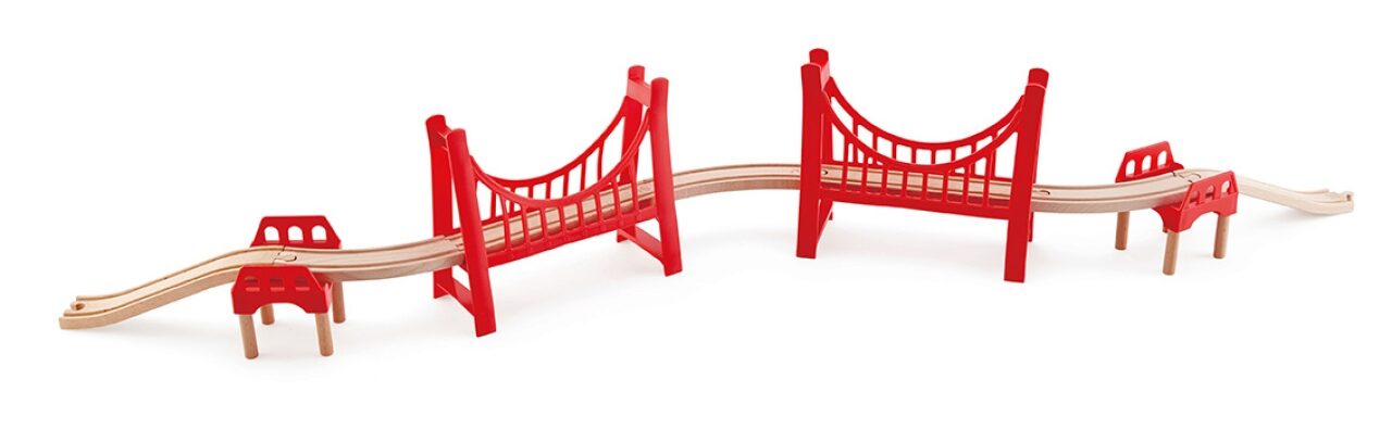 Hape E3710 Große Doppel-Hängebrücke