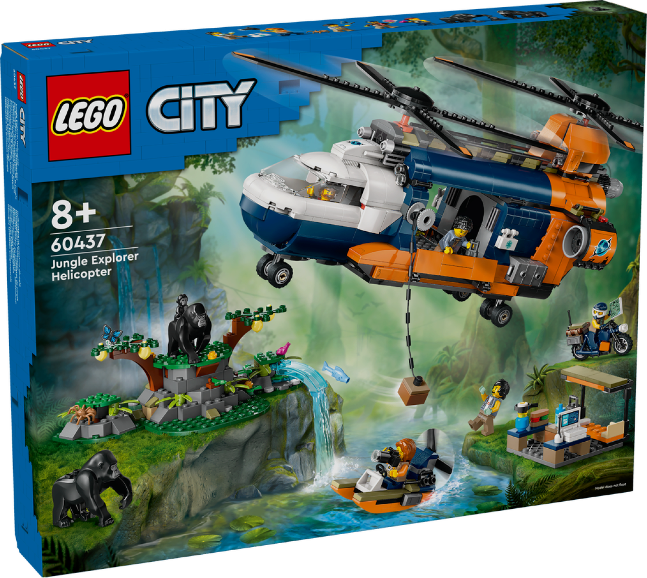 LEGO® 60437 City Dschungelforscher Hubschrauber Gorilla neu OVP Minifiguren flug - Bild 13