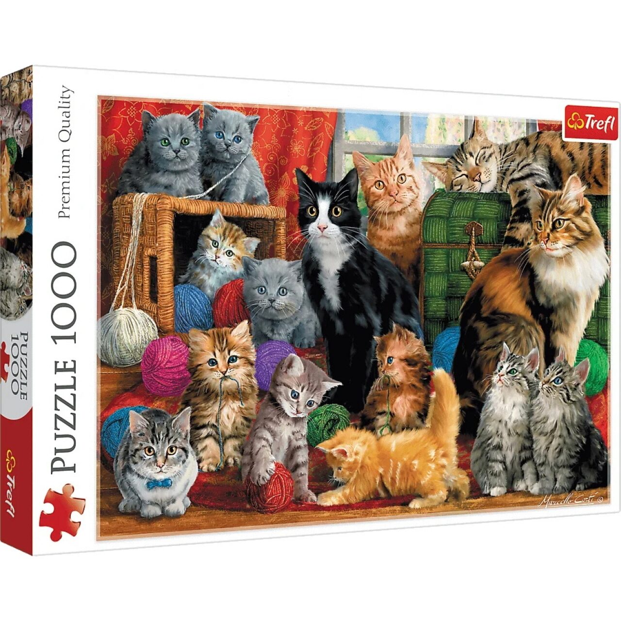 Trefl Sa Puzzles - '1000' - Katzentreffen - Bild 5