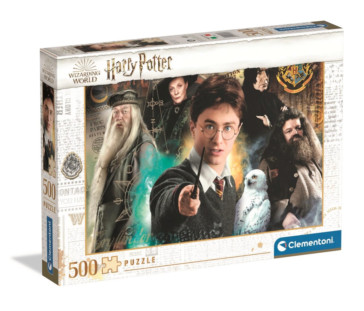 Clementoni 35534 Puzzle 500 Teile Harry Potter Collection Compact
