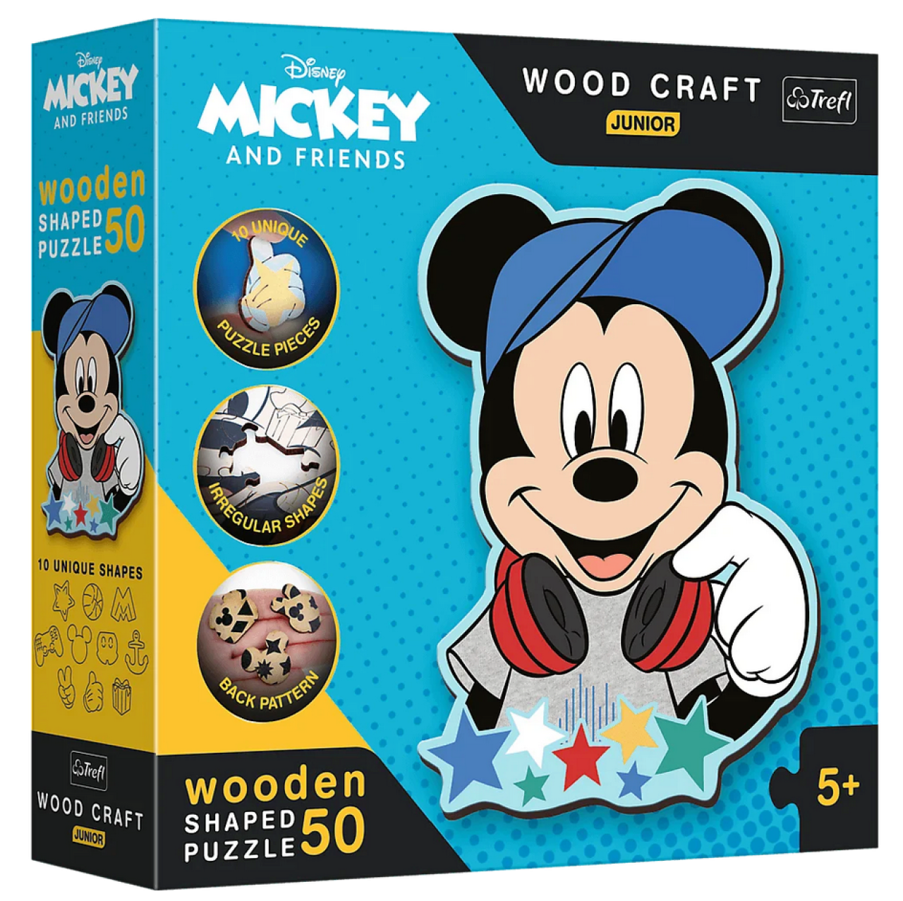 Trefl 20199 Holzpuzzle 50 Teile – Mickey Maus - Bild 3