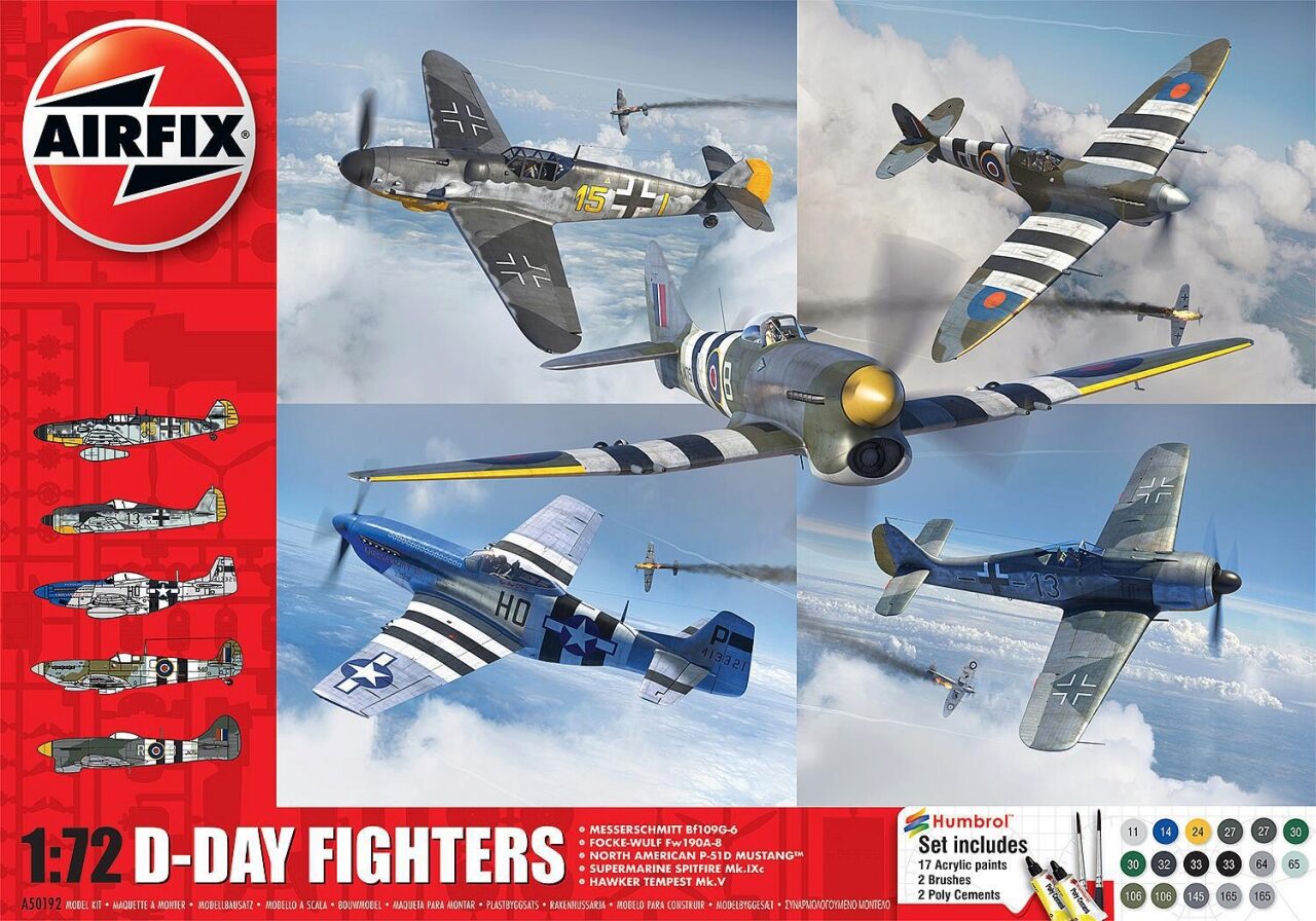 Airfix A50192 1:72 D-Day Kampfflugzeuge, Geschenk-Set - Bild 4