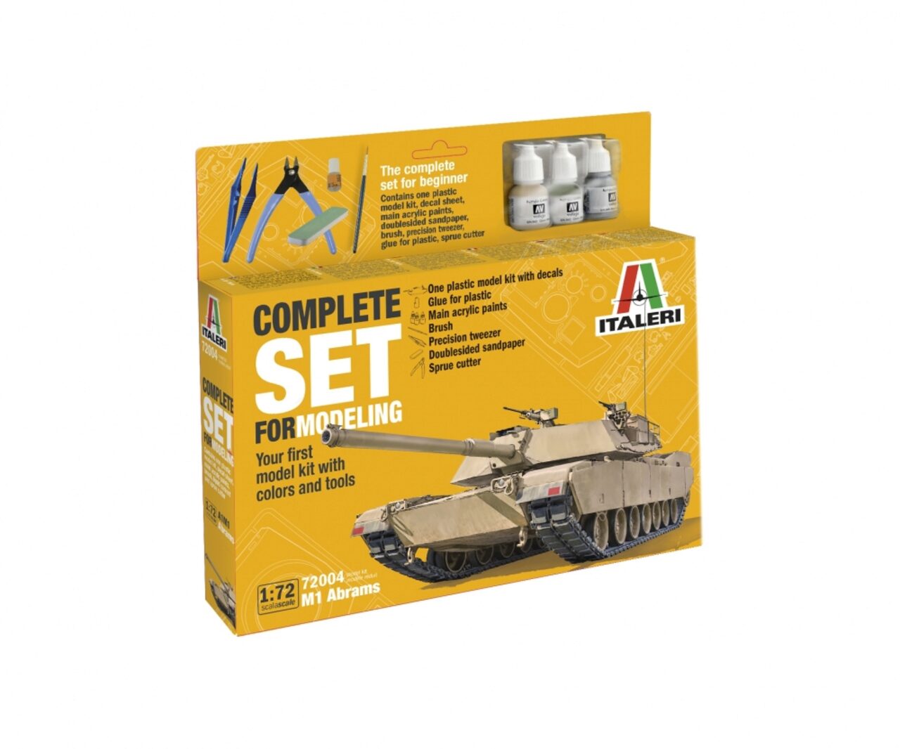 Italeri 510072004 1:72 Model-Set M-1 Abrams