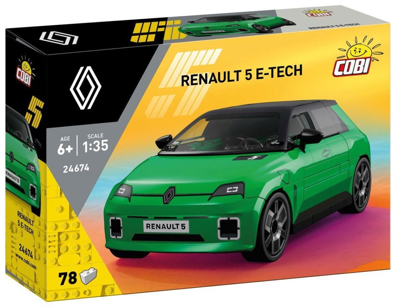 Cobi 24674 1:35 Renault 5 E-Tech