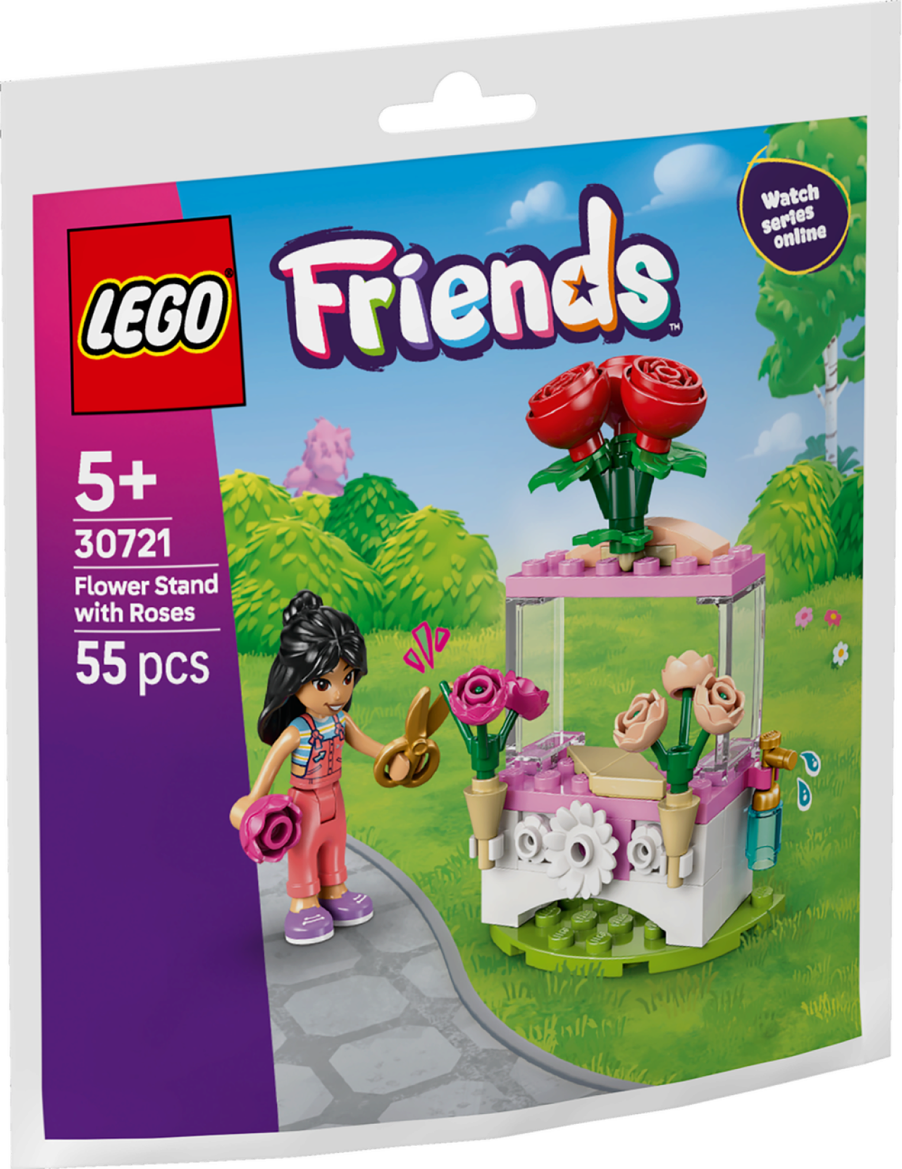 LEGO® - Sets - Friends - 30721 - Blumenstand mit Rosen - Bild 5