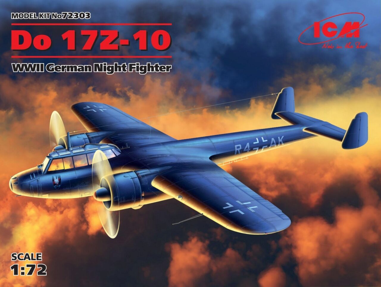 Icm 472303 1:72 Do 17Z-10 Nachtjäger Wwii - Bild 5