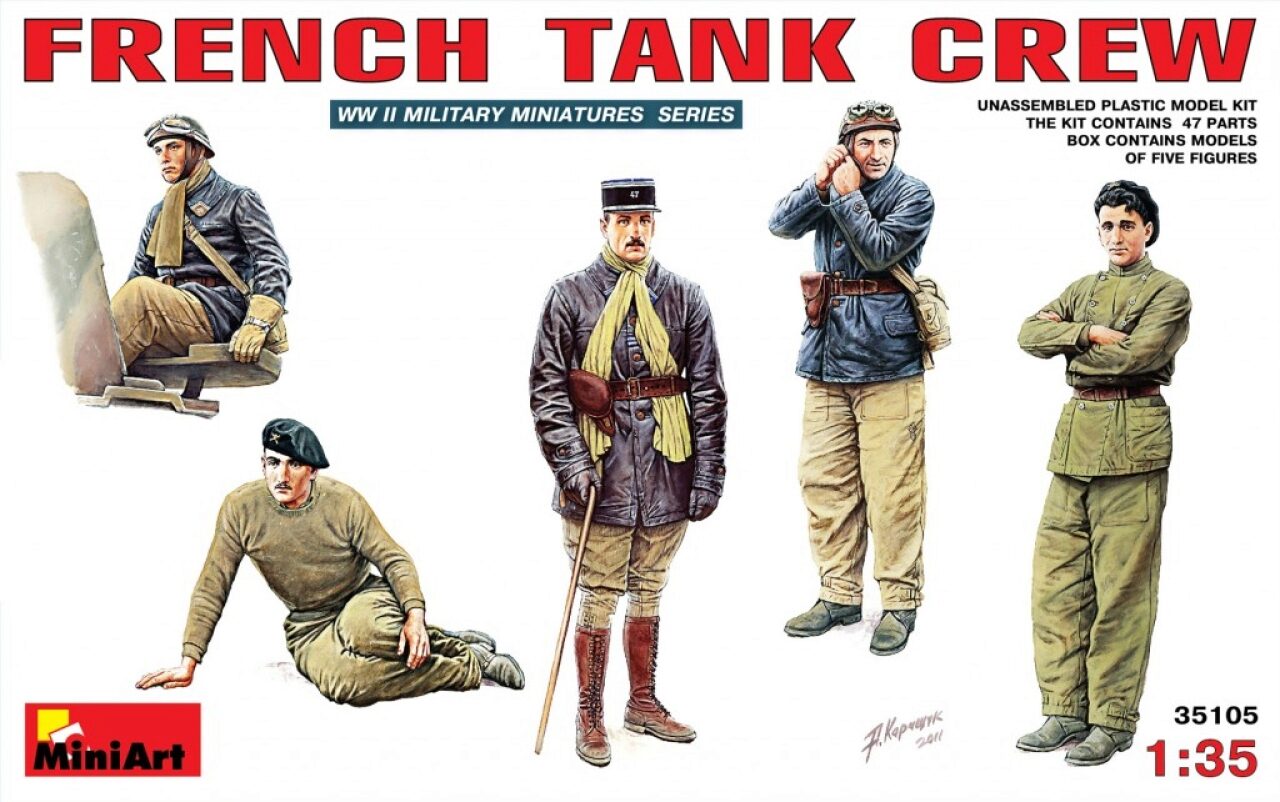 Miniart 35105 1:35 Französische Panzer-Crew