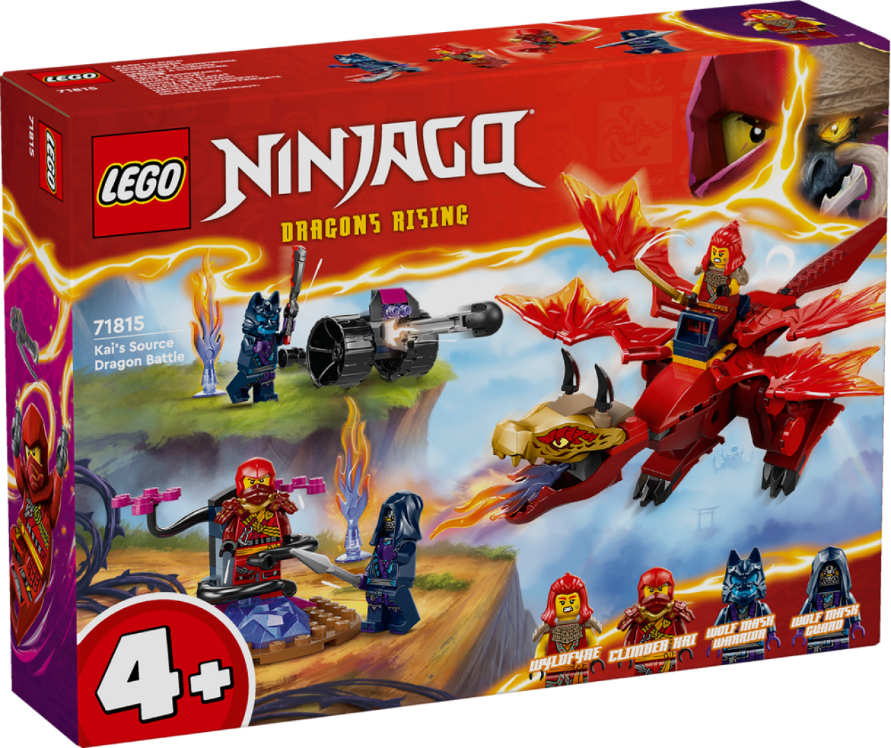 Lego® Ninjago™ Jungen Rote Lego® Ninjago 71815 Kais Quelldrachen-Duell