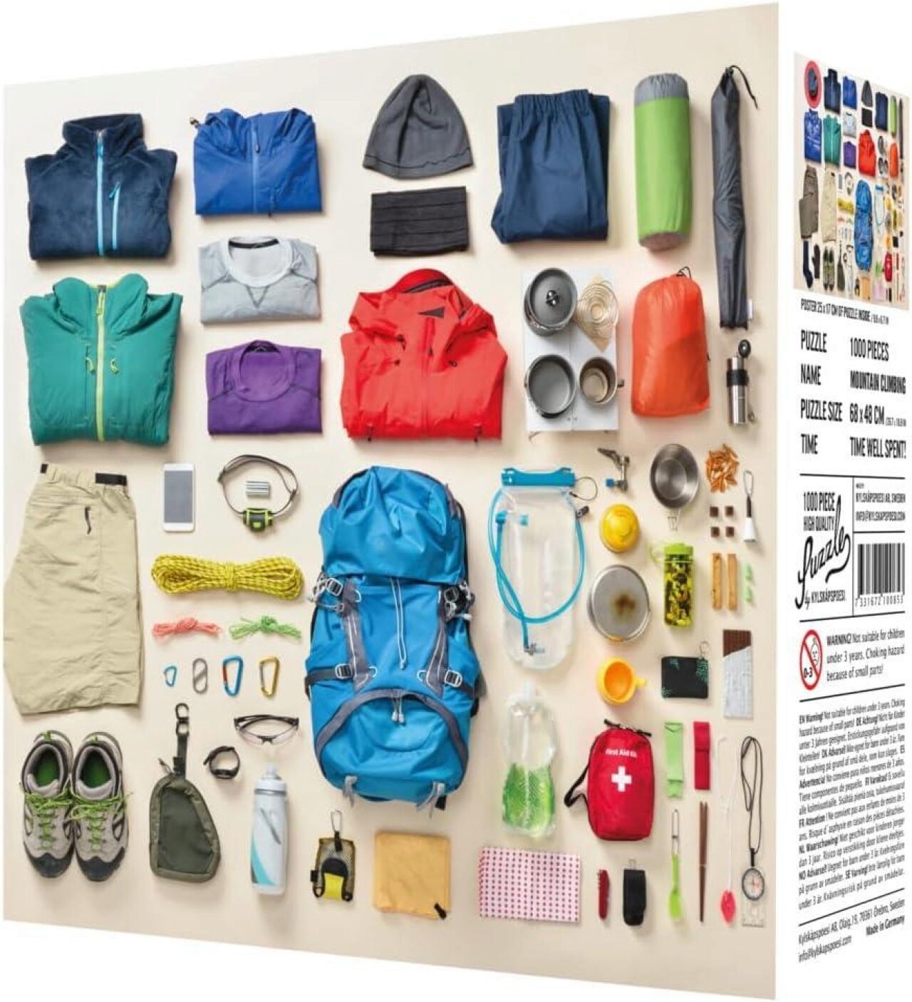 Kylskapspoesi Kyl00853 High Quality Puzzle 1000 Teile Climbing Gear