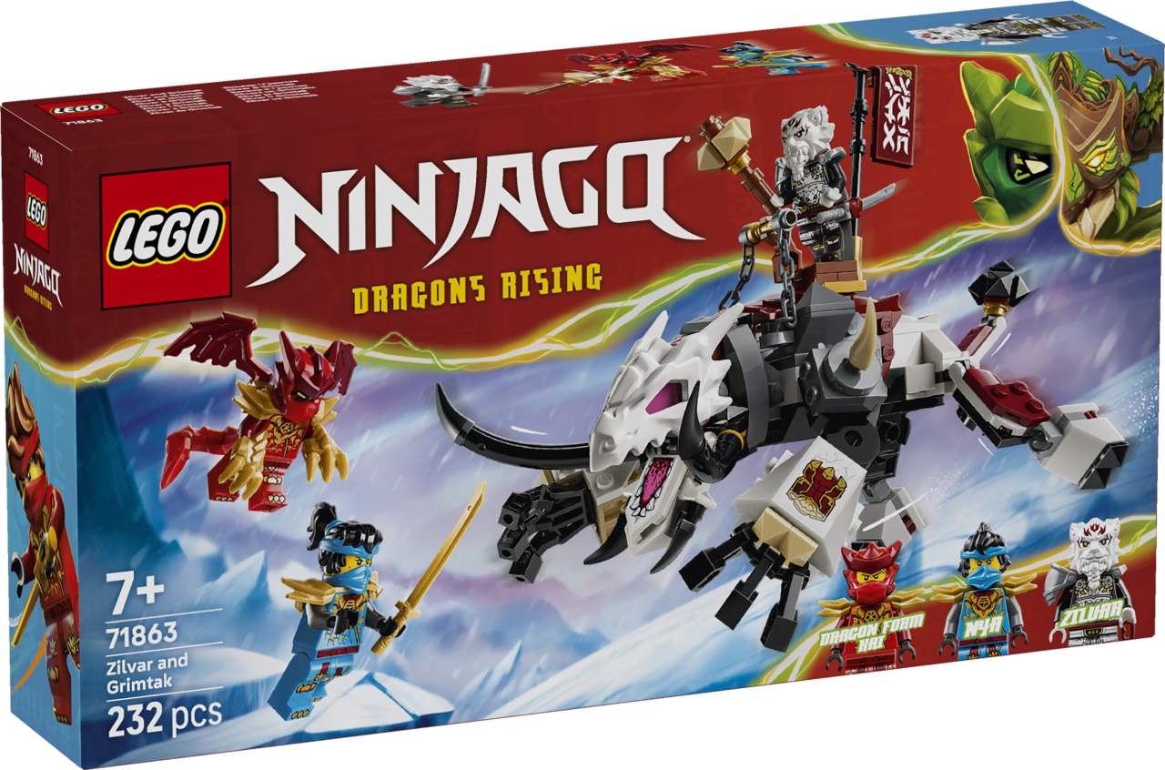 Lego Ninjago Zilvar Y Grimtak Drachenbestie 71863 232 Teile - Bild 14