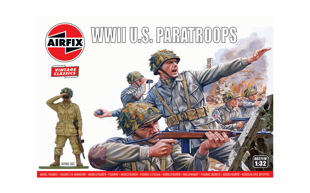 Airfix A02711v 1:32 Wwii Us Fallschirmjäger
