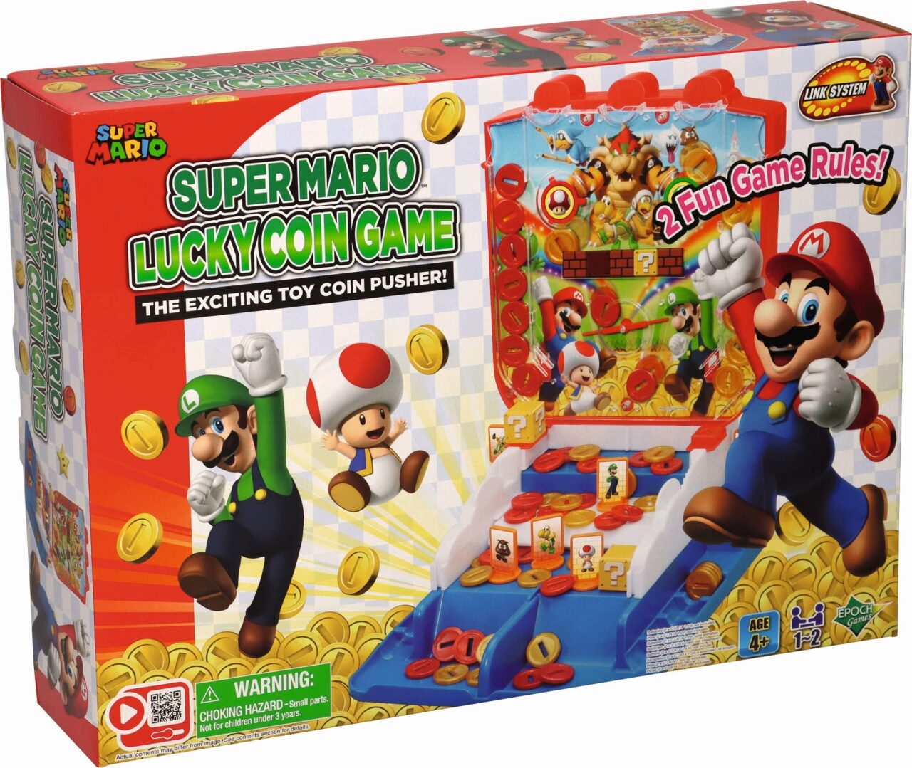 Epoch Games: Super Mario Lucky Coin Game , 2 Fun Game Rules ! Nicht Komplett - Bild 5