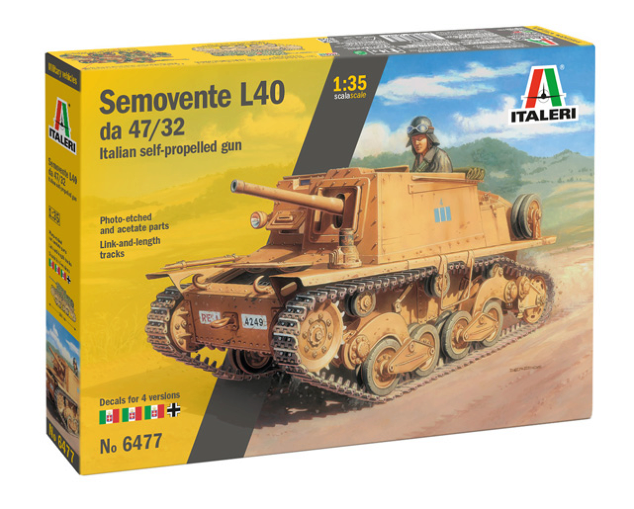 Italeri 510006477 1:35 Semovente L 40 47/32