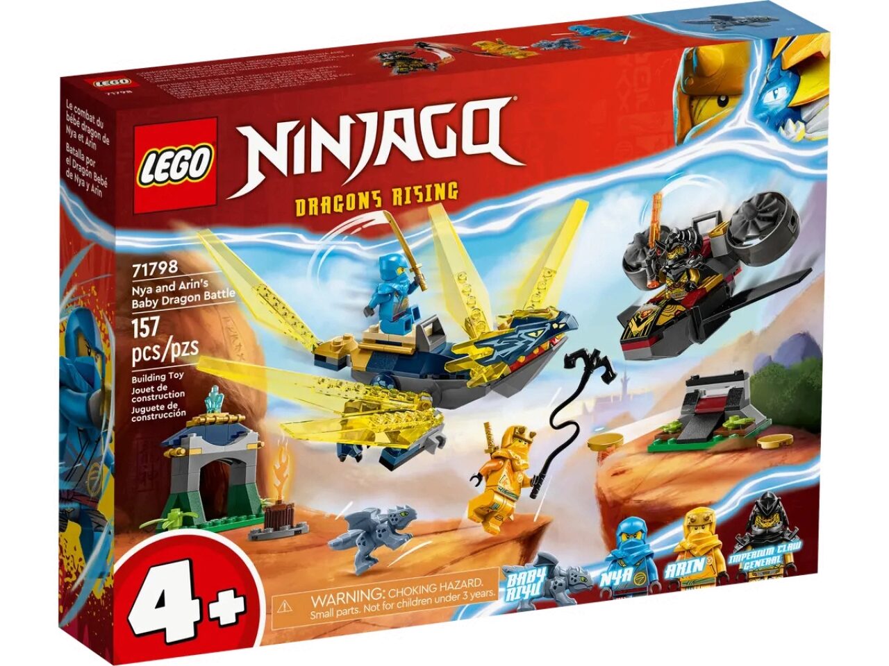 LEGO® Ninjago 71798 Duell zwischen Nya und Arins Babydrachen, seltenes Set - Bild 8