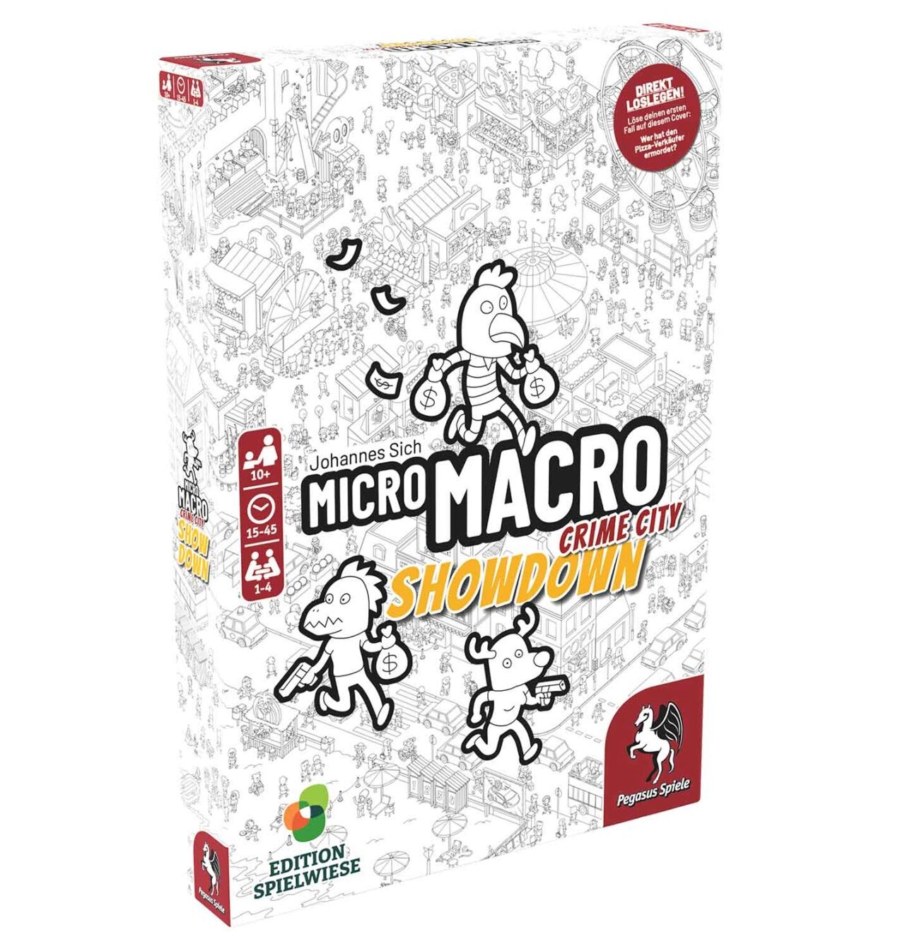 Edition Spielwiese Pegasus Spiele 59064G Micromacro: Crime City 4 – Showdown