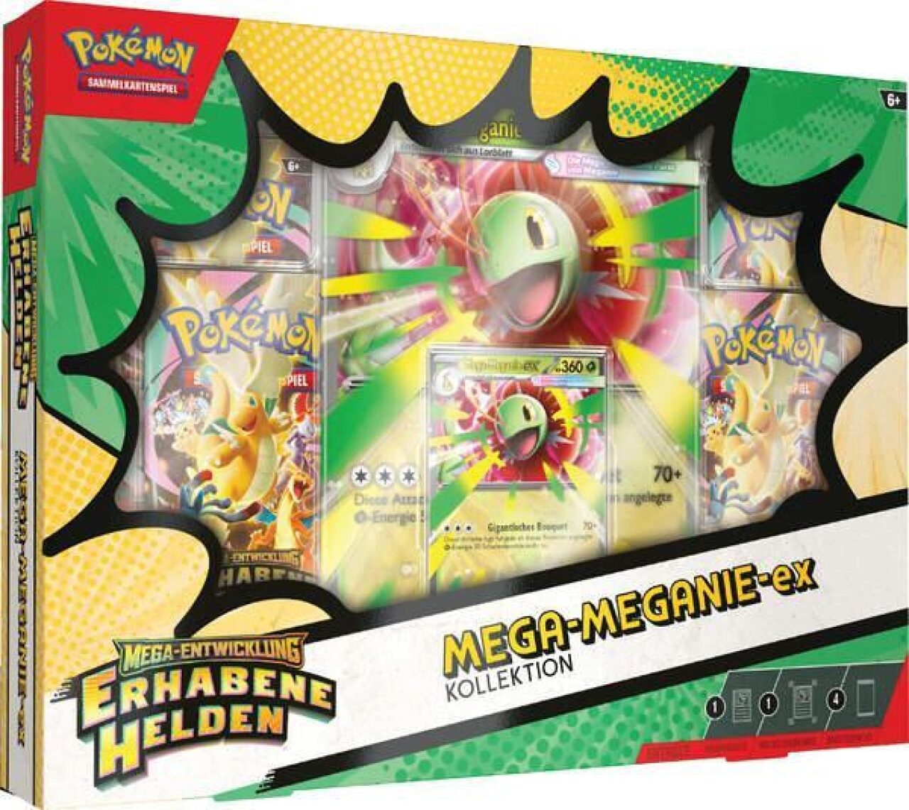 ⭐ Pokemon Mega Entwicklung Erhabene Helden Case mit 6 x Mega-ex Kollektion DE ⭐ - Image 10