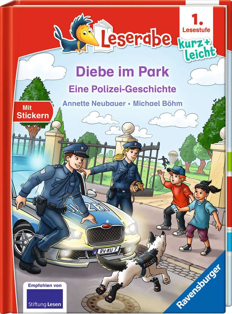 Ravensburger Mädchen 46445 Leserabe 1. Lesestufe Kurz Und Leicht - Diebe Im Park - Eine Polizei-Geschichte - Bild 4