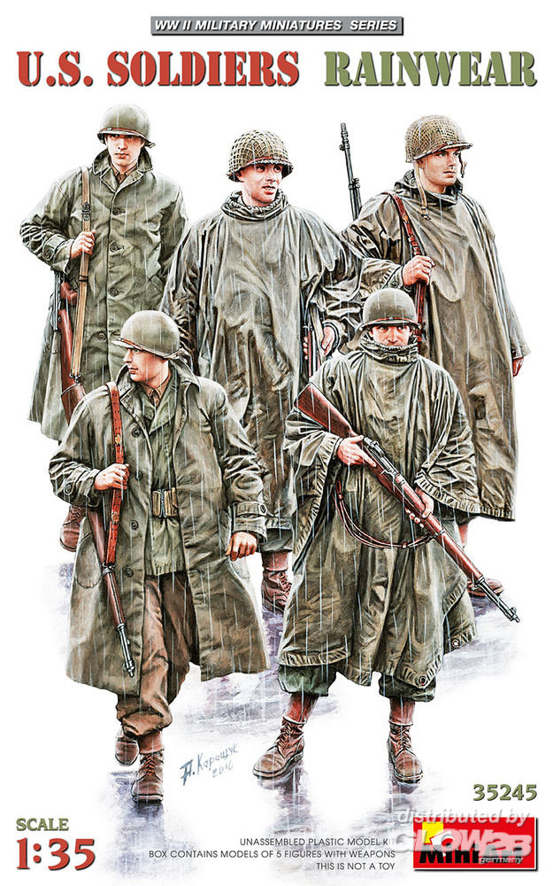 Miniart 35245 1:35 U.s. Soldiers Rainwear