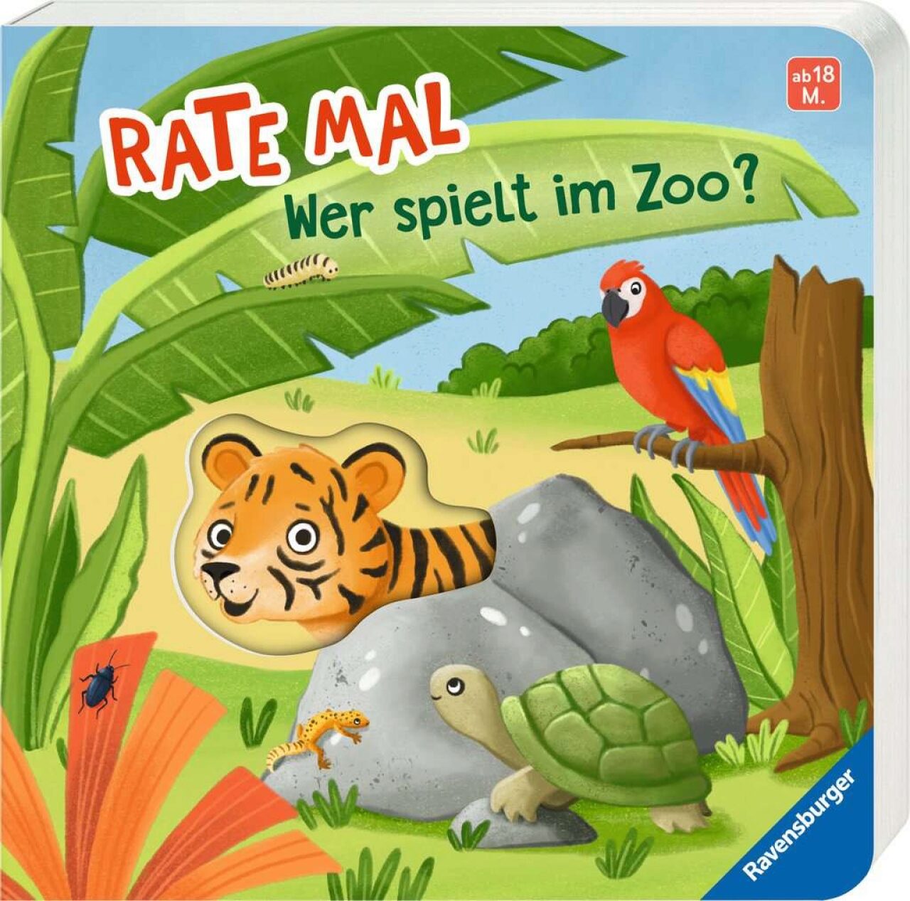 Ravensburger Schwarz 41871 Appbilderbuch Rate Mal: Wer Spielt Im Zoo?
