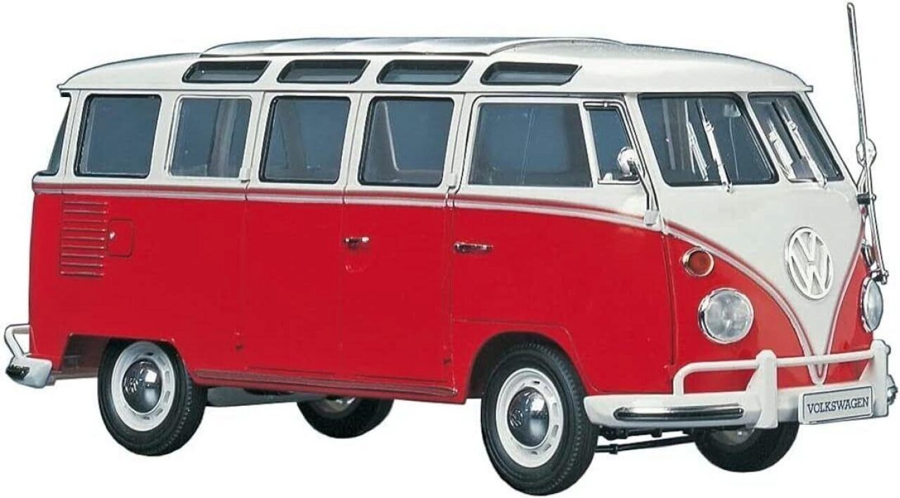 1963 Volkswagen VW Typ 2 T 1 Samba Bus Bulli 1:24 Hasegawa 21210 - Image 4