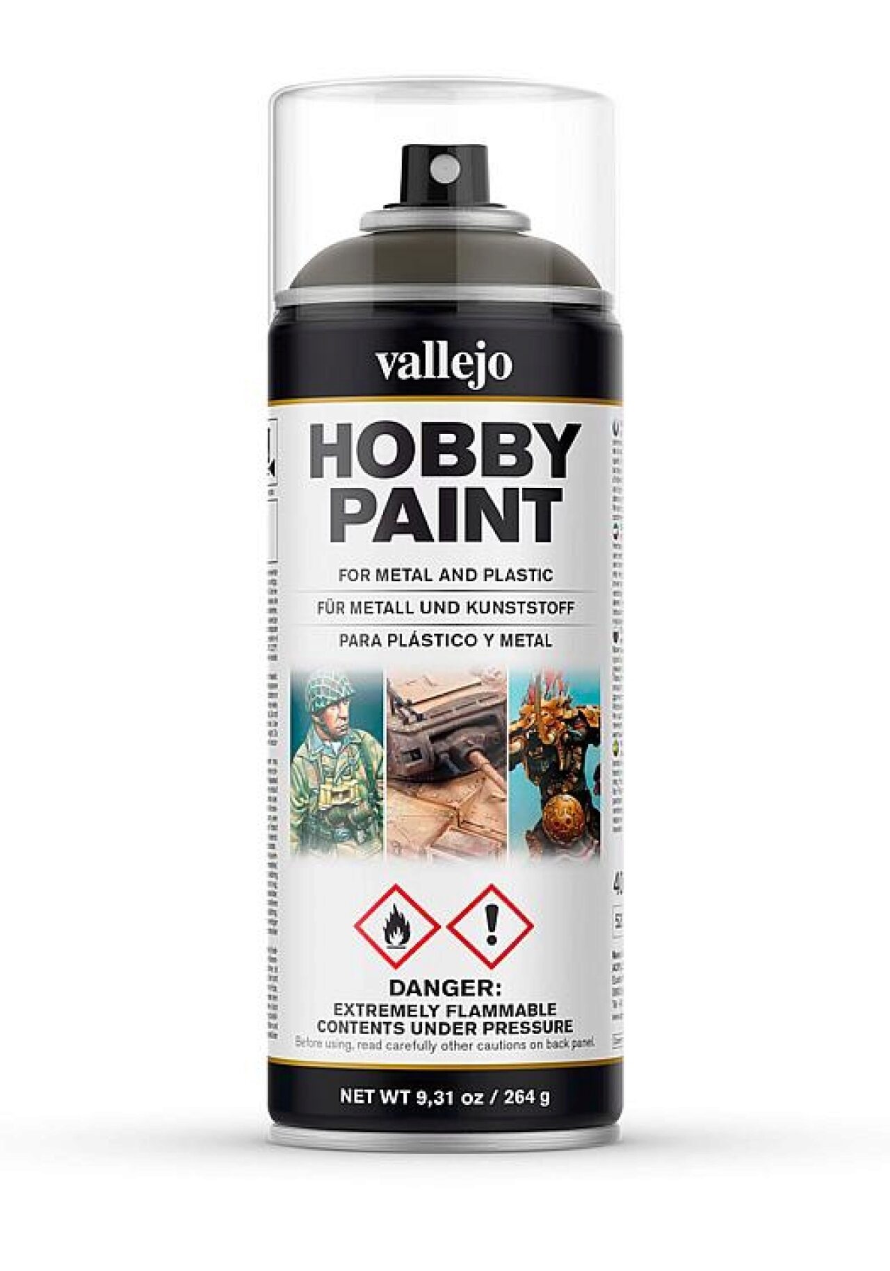 Vallejo 28003 Russisches Grün 4Bo, Afv, Sprühdose, 400 Ml