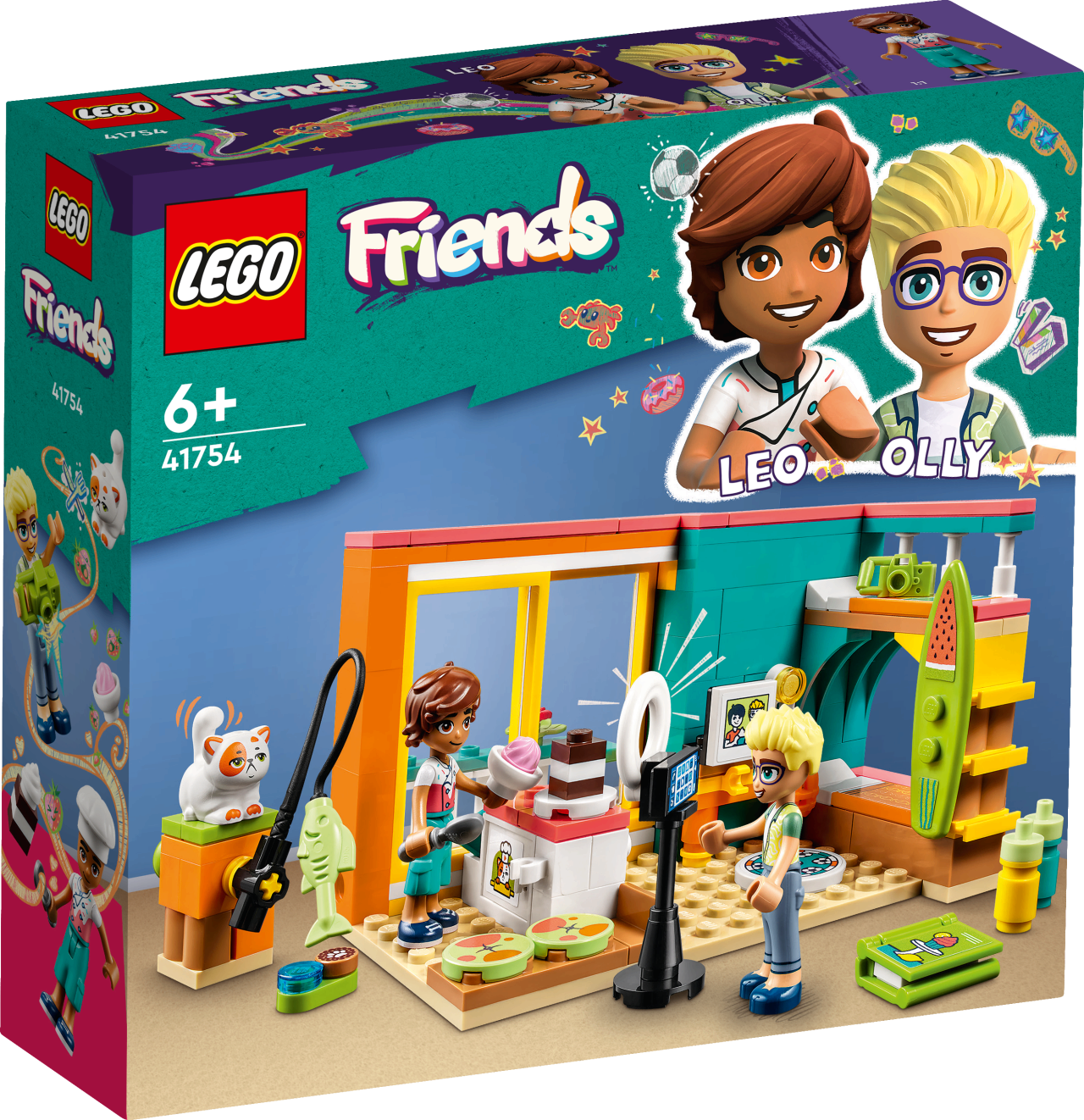 LEGO Friends Leos Zimmer Backen mit Leo Olly Mini-Puppe Kätzchen Churro 41754 - Bild 7
