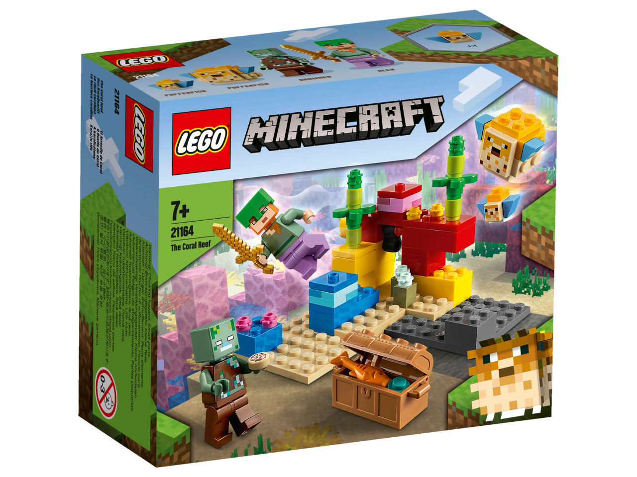 🐠 LEGO Minecraft 21164 Das Korallenriff Neu OVP 92 Teile 🐠 - Bild 8