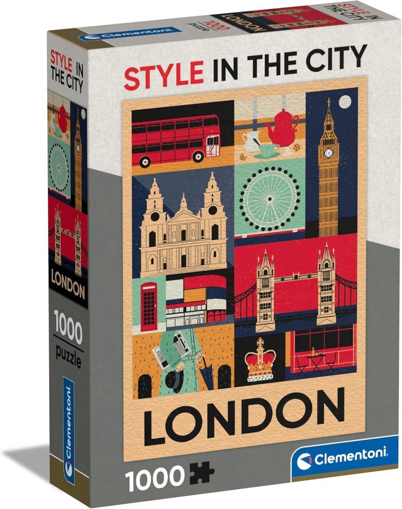 Clementoni Clementoni Puzzle 1000el Compact Style in the city. Londyn 39844 - Bild 3