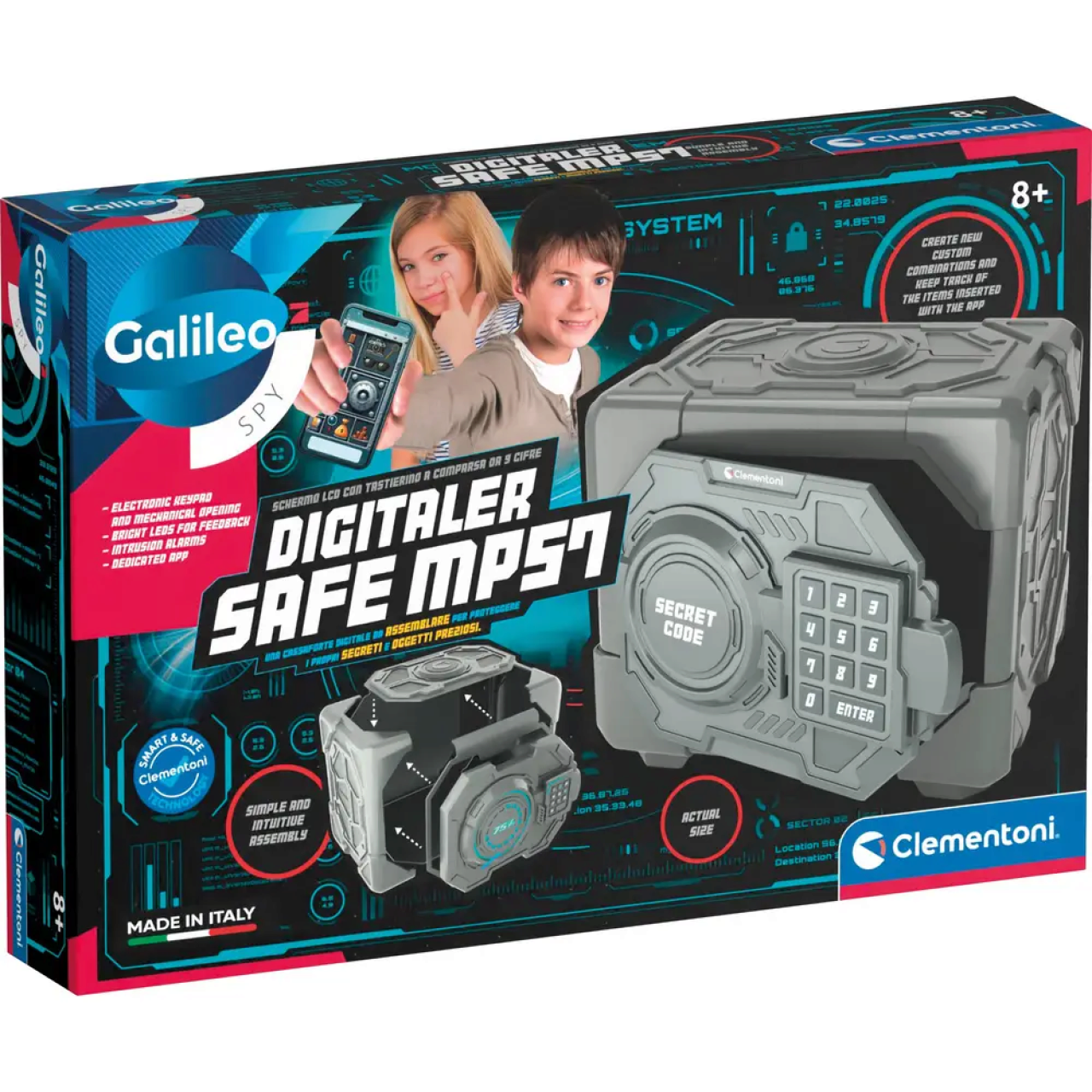 Clementoni Mehrfarbig Digitaler Safe Mp57 - Image 4