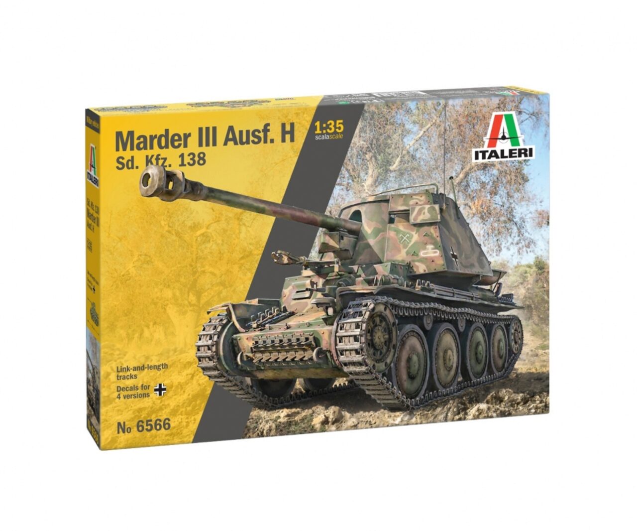 Italeri 510006566 1:35 Dt. Sd.kfz.138 Marder Iii Ausf. H