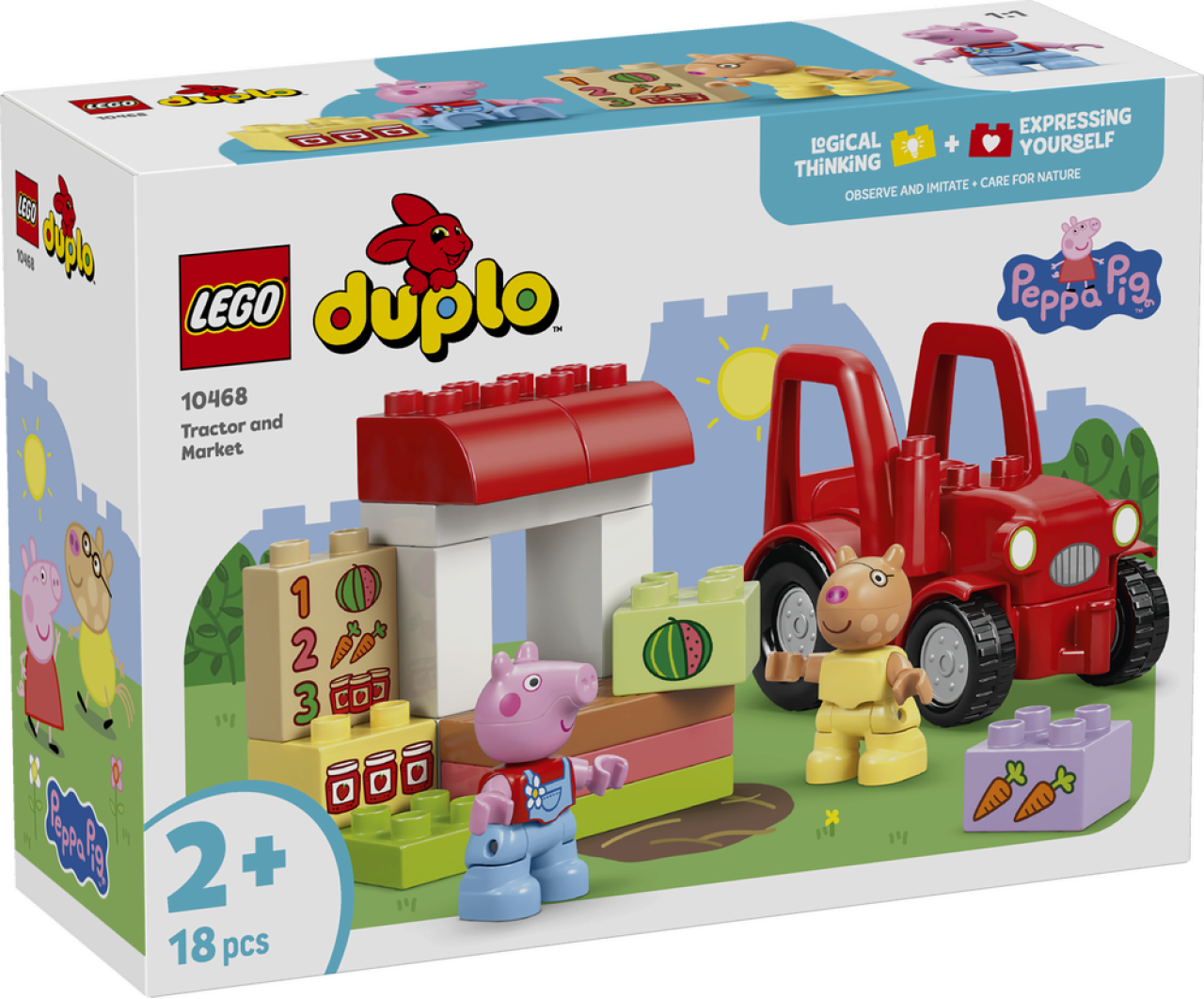 Lego Unisex Lego® Duplo® 10468 Traktor Und Marktstand Mehrfarbig Baby - Bild 10