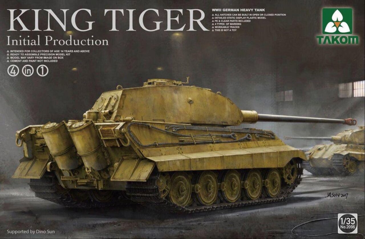 Takom Tak2096 1:35 German Heavy Tank King Tiger