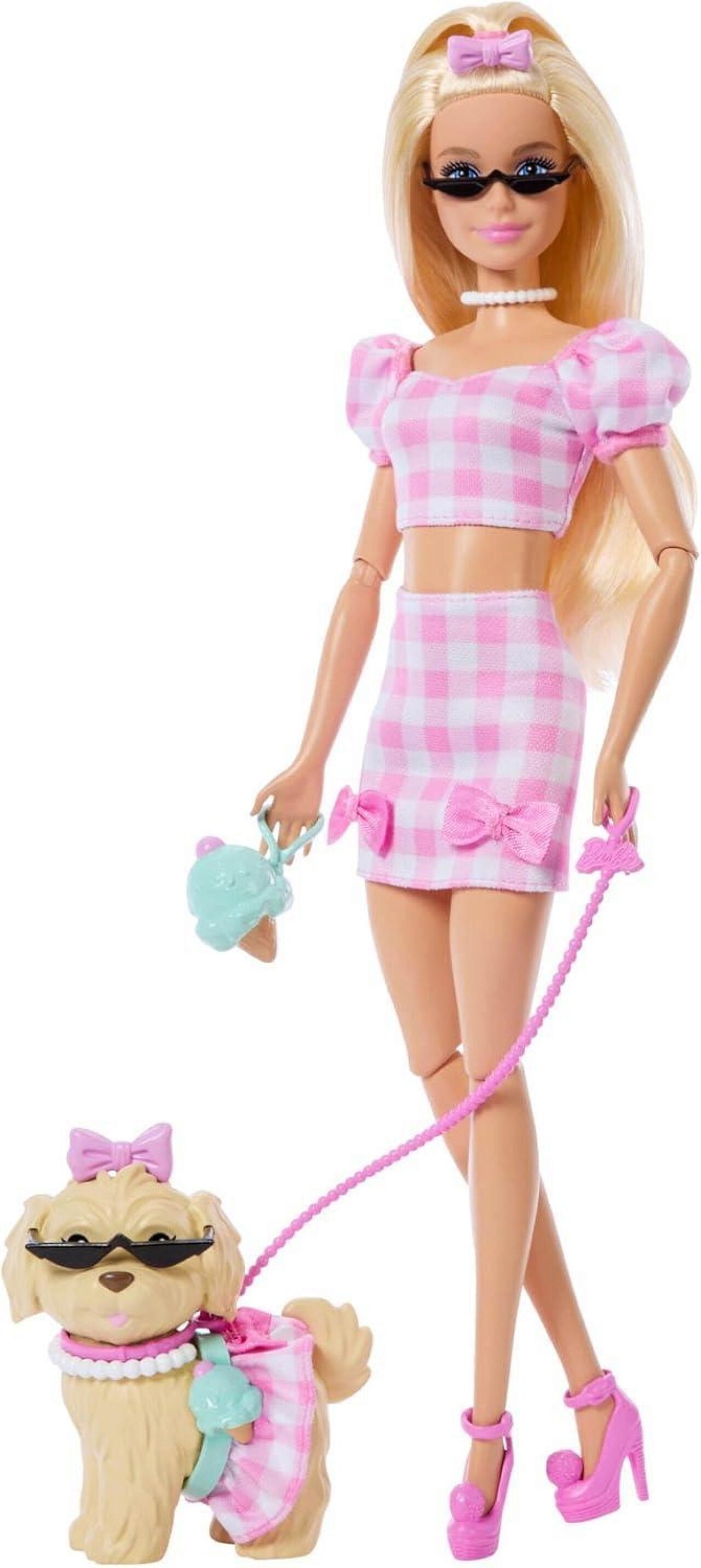 Barbie im Zwillingslook mit Schleife und Haustier | Deutsch | Fensterkarton - Image 6