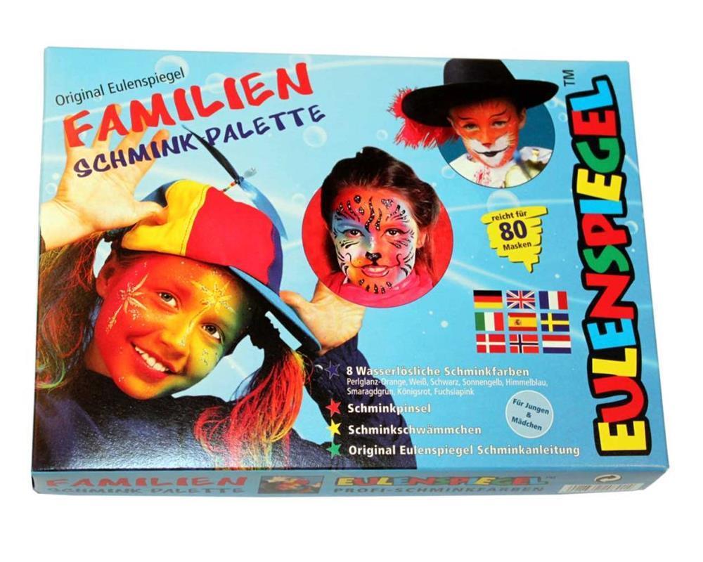 Eulenspiegel Orange/Schwarz 208014 Familien Schmink-Palette - Image 3
