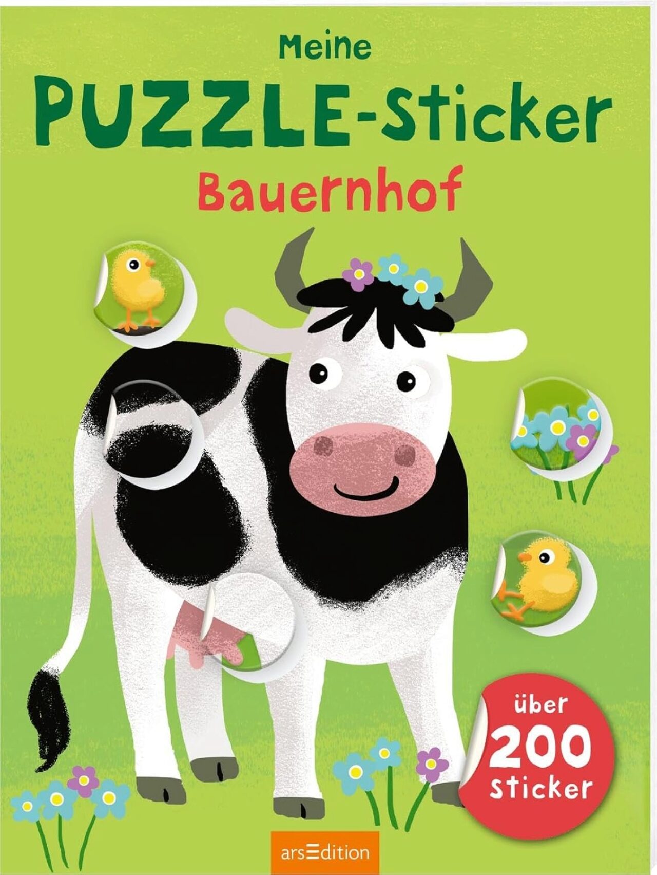 Ars Edition Meine Puzzle-Sticker - Bauernhof, Kinderbücher Von Julia Reyelt - Bild 6